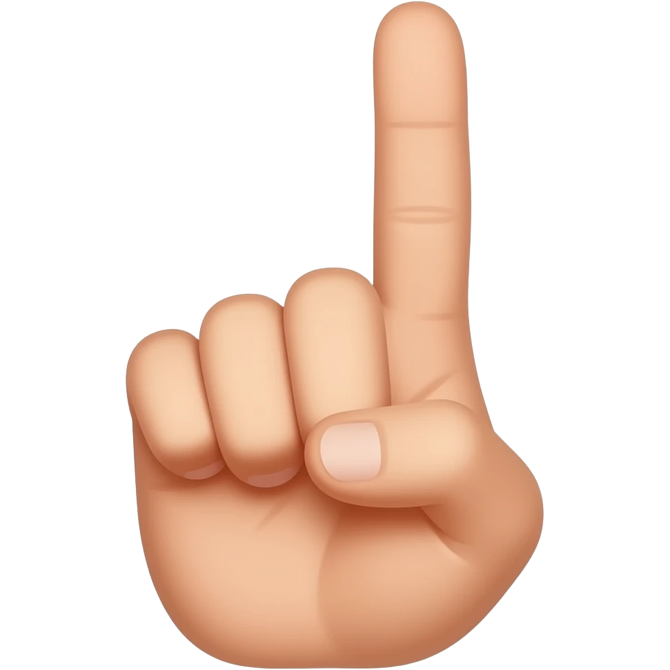 Middle finger emoji emoji