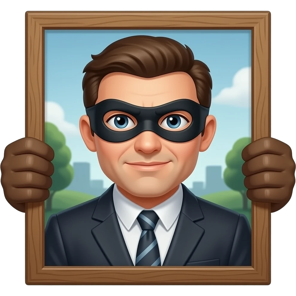 thief stealing emoji