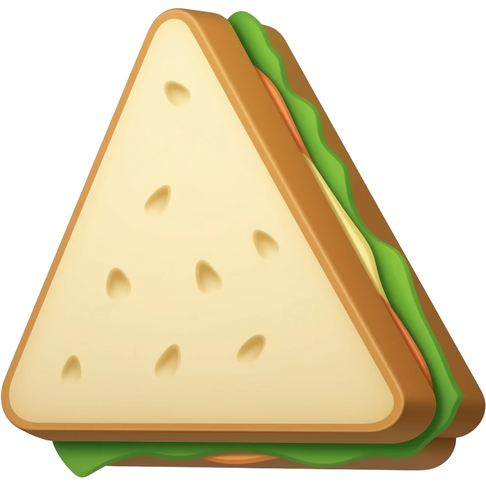 sandwich triangle emoji