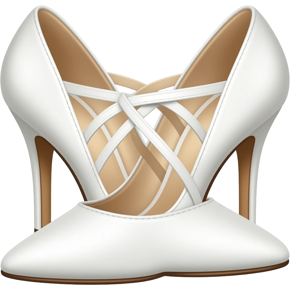 Lavella Shoes white emoji