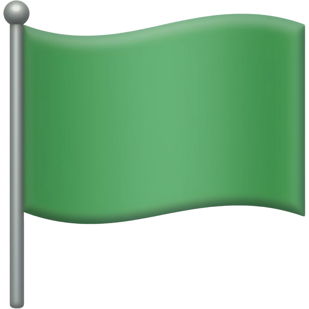 green flag emoji