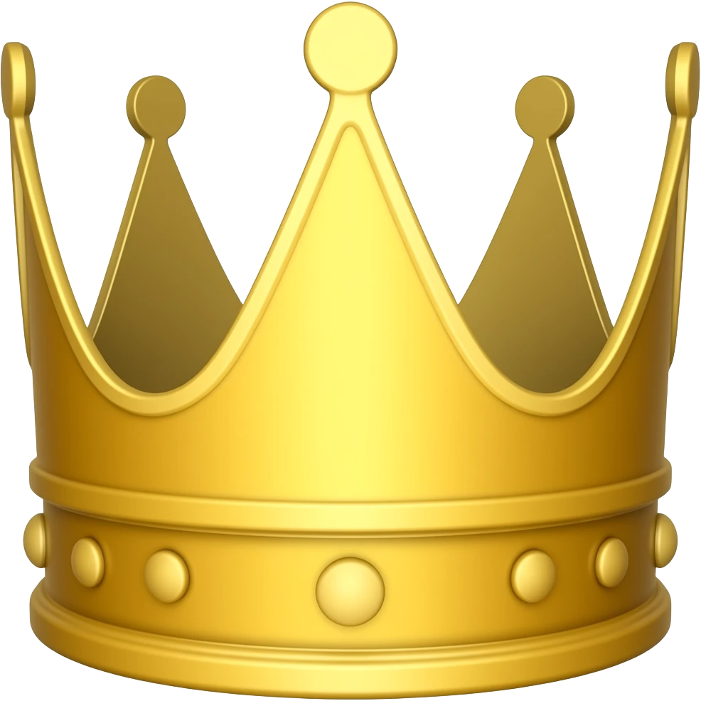 Emoji  de una corona simple emoji