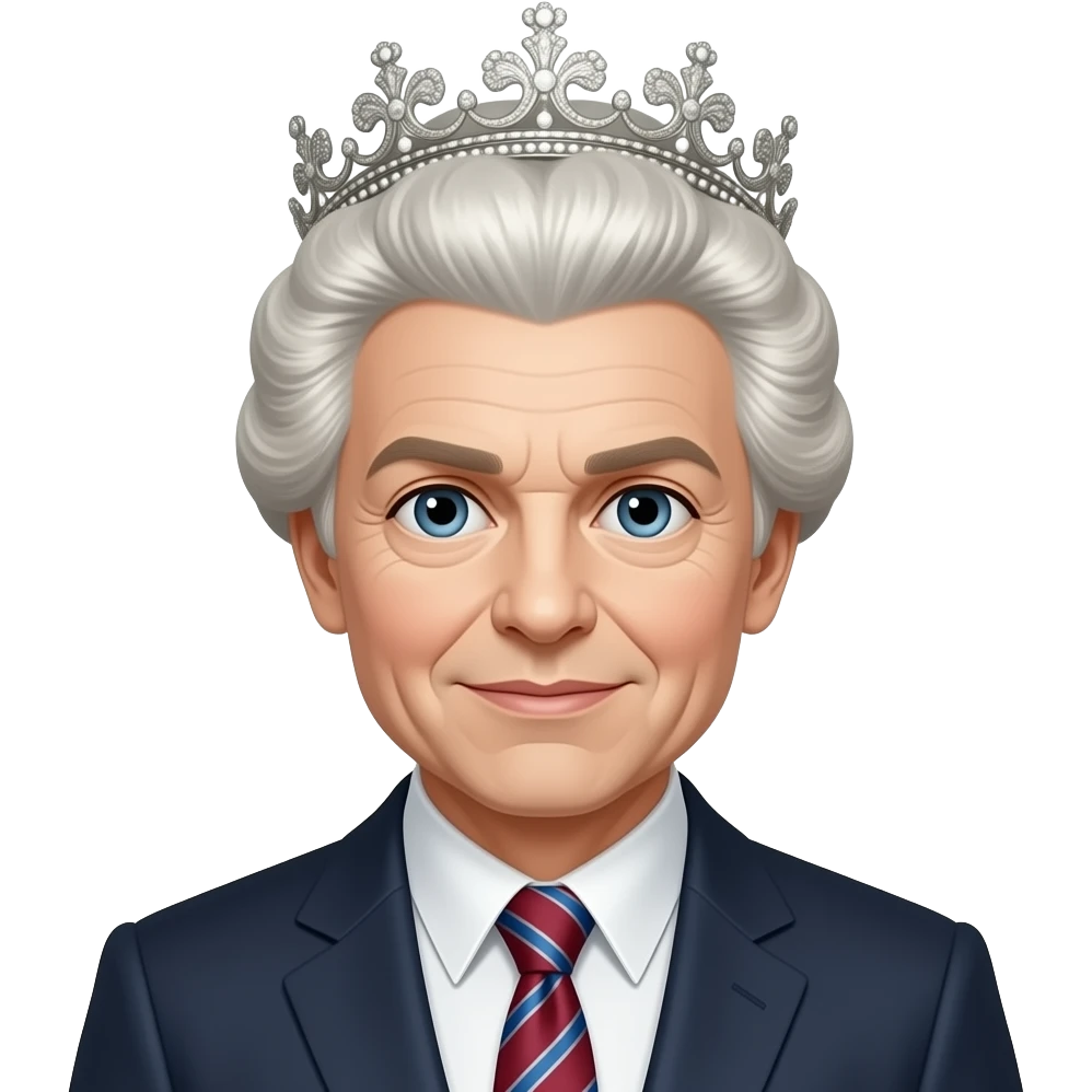 queen in suit emoji