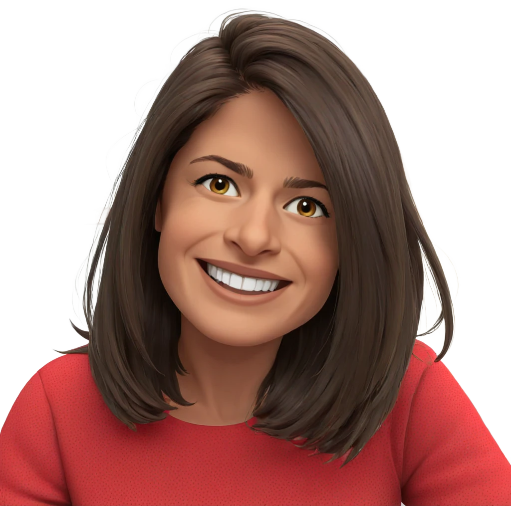 smiling girl with brown hair emoji