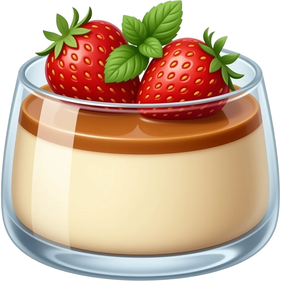 Pana cotta emoji