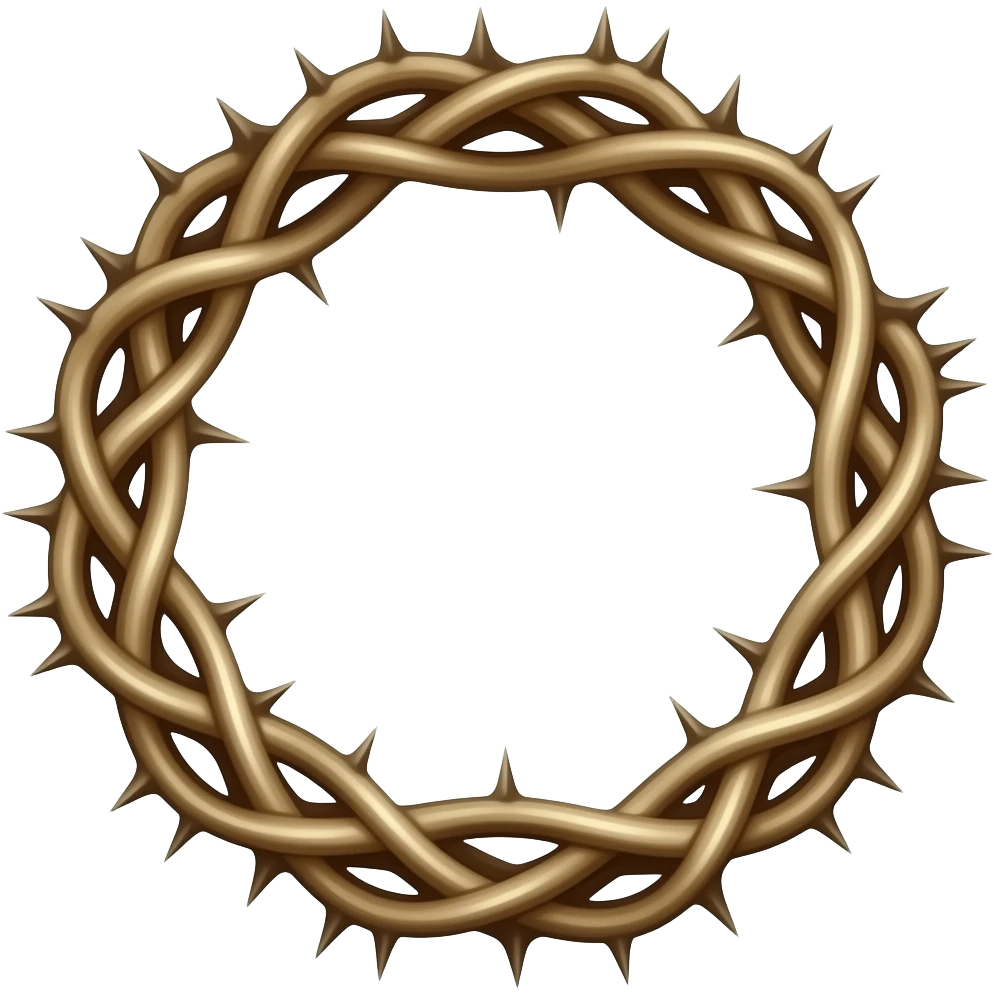 crown of thorns emoji