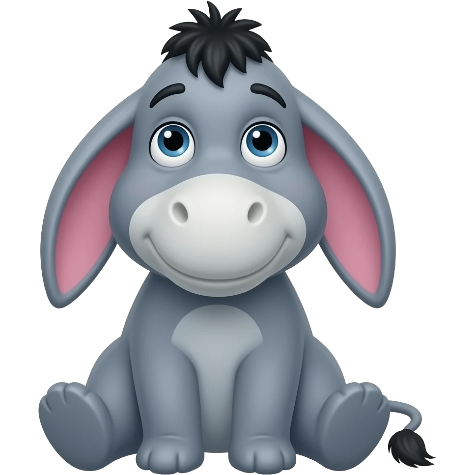 eeyore tired emoji