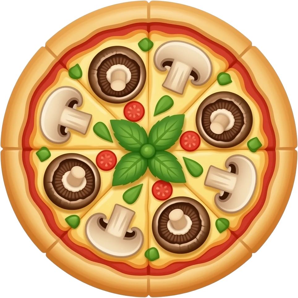 Portobello Mushroom 'Pizzas" emoji