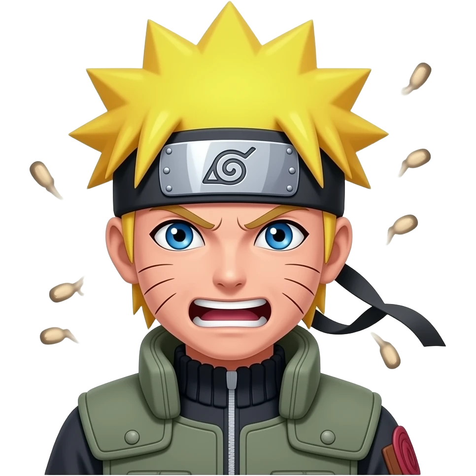Naruto goling batt se marte huye emoji