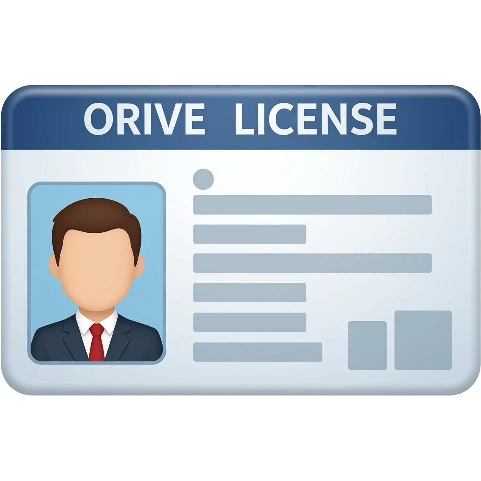 drivers license emoji