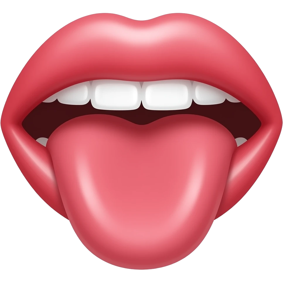 A tung licking vagina emoji