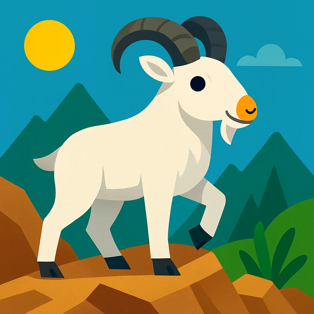 Mountain goat emoji