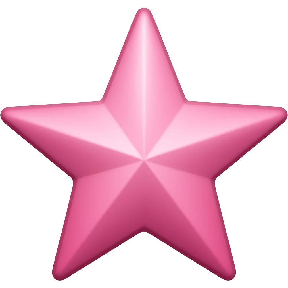 pink start emoji