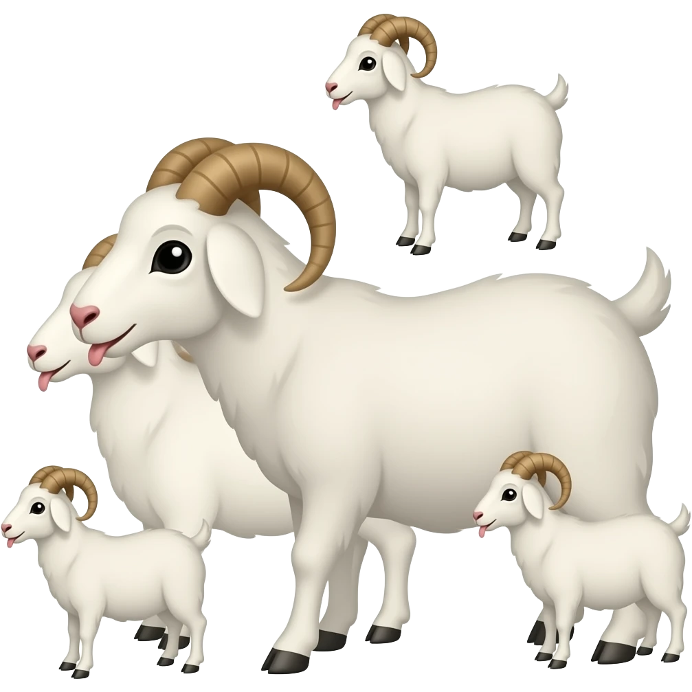 7 cabras con pene emoji