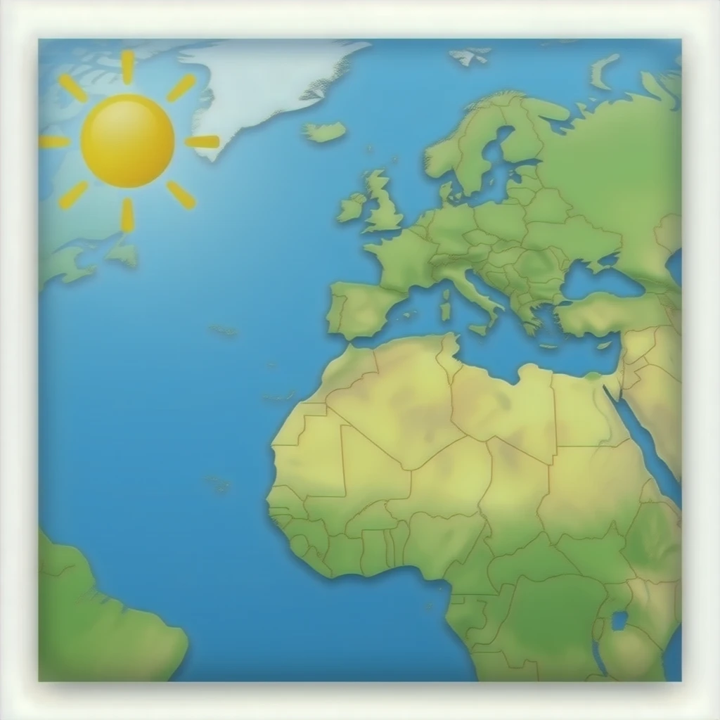 Black Africa map emoji