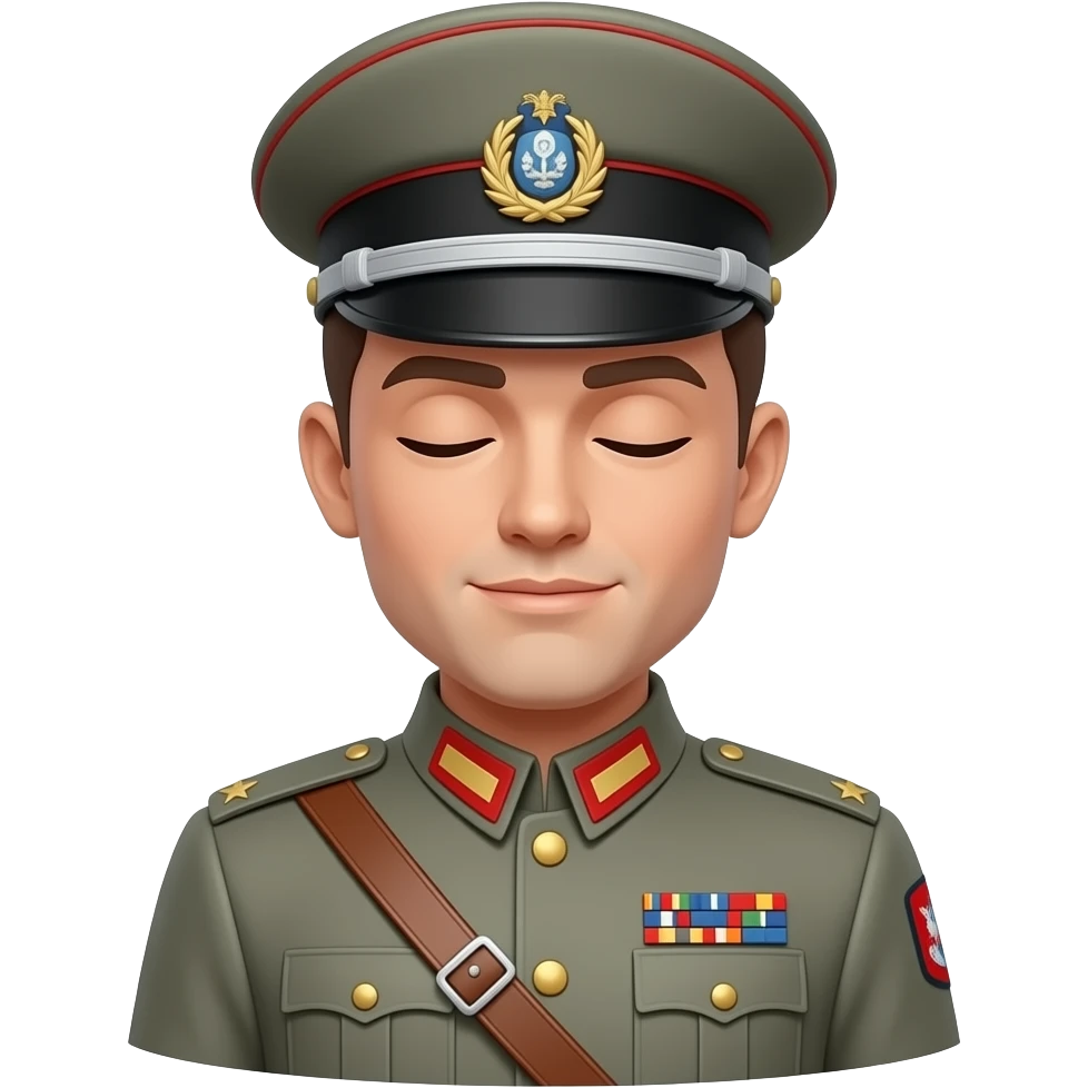 un guardia dormido emoji