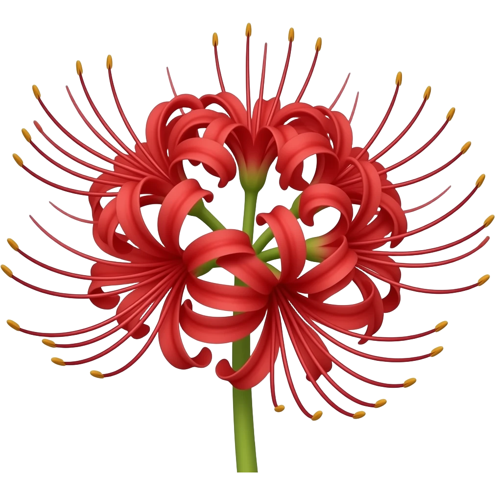 Red spider lily emoji