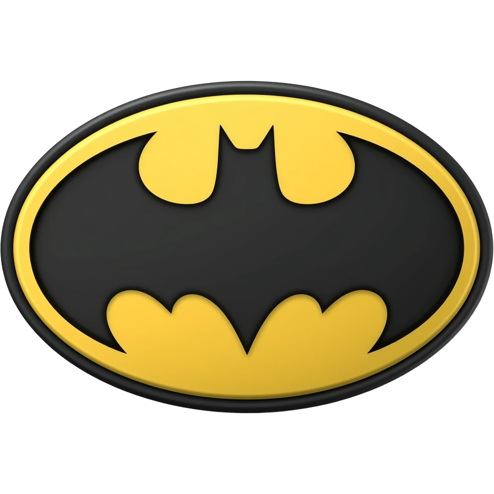 Christopher Nolan Batman logo emoji