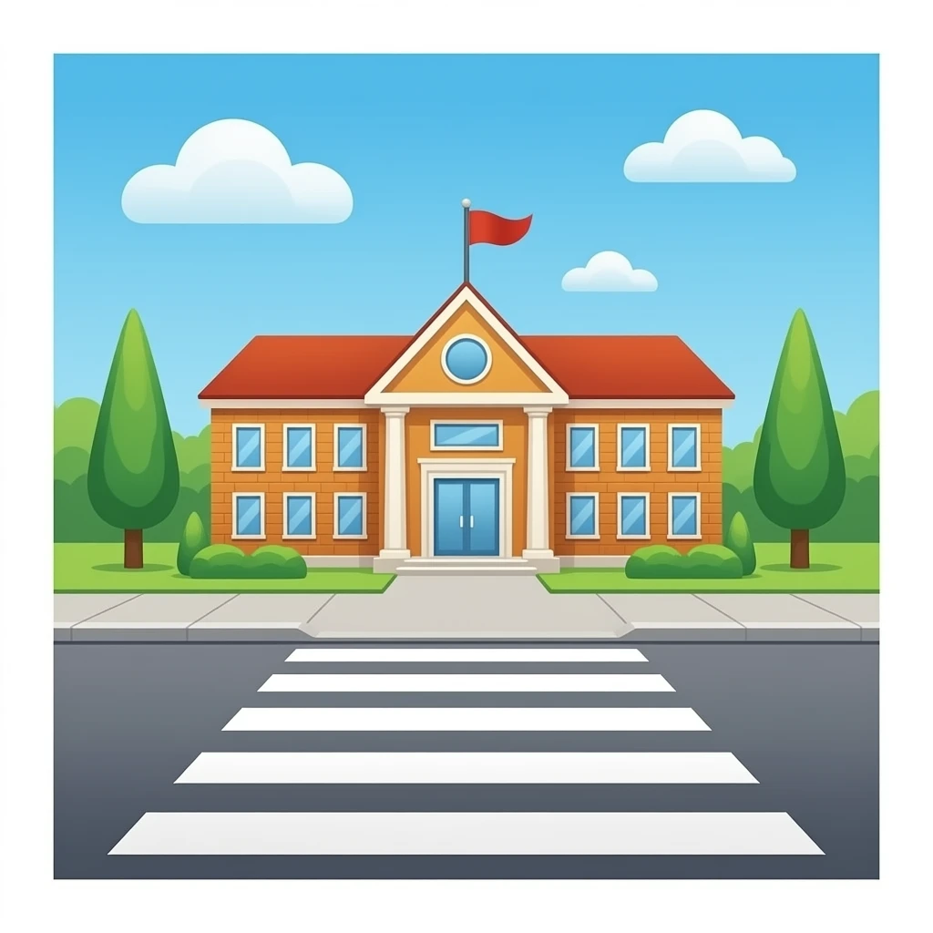 School Crossing emoji