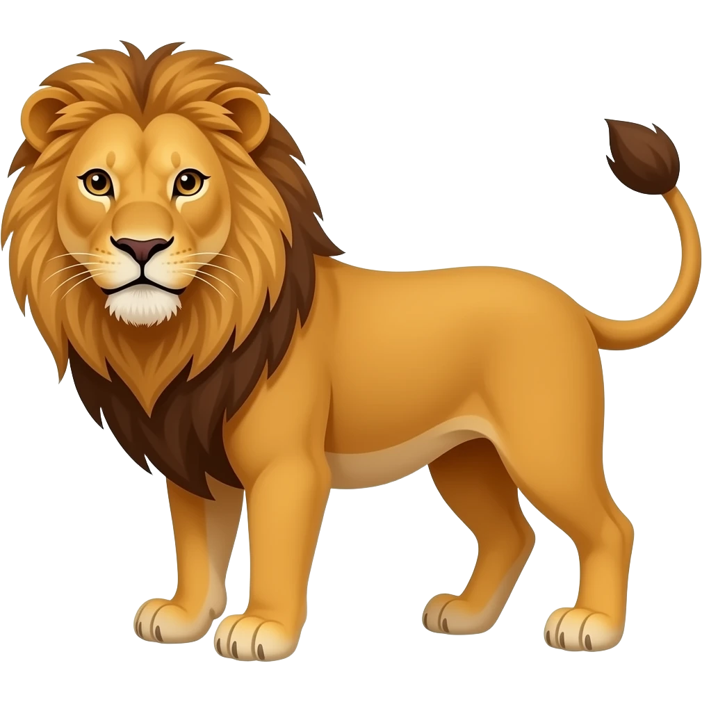 a lion emoji