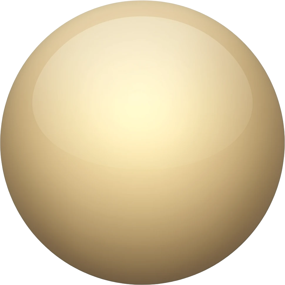 Bola beige emoji
