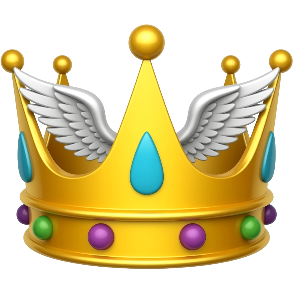 make a crown with airplane wings emote emoji