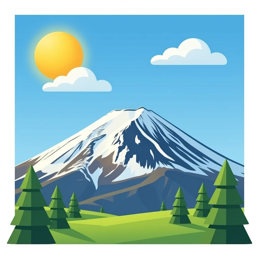 Mount Fuji  a closer view emoji