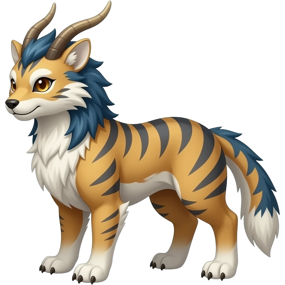 Terenry-Teto-Trico-Vernid-Sergal-fusion-hybrid-animal-creature emoji