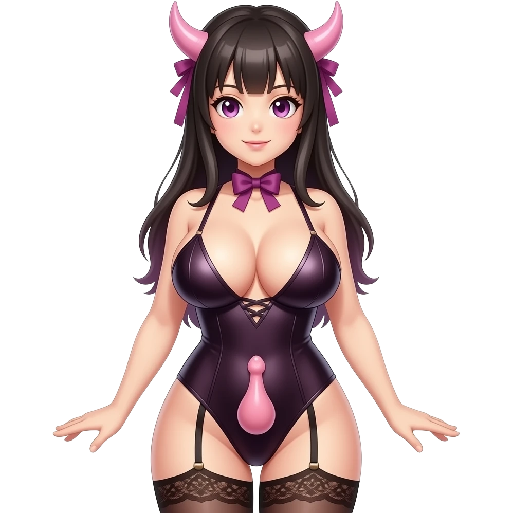 Футанари девушка в полный рост с большой грудью с членом emoji