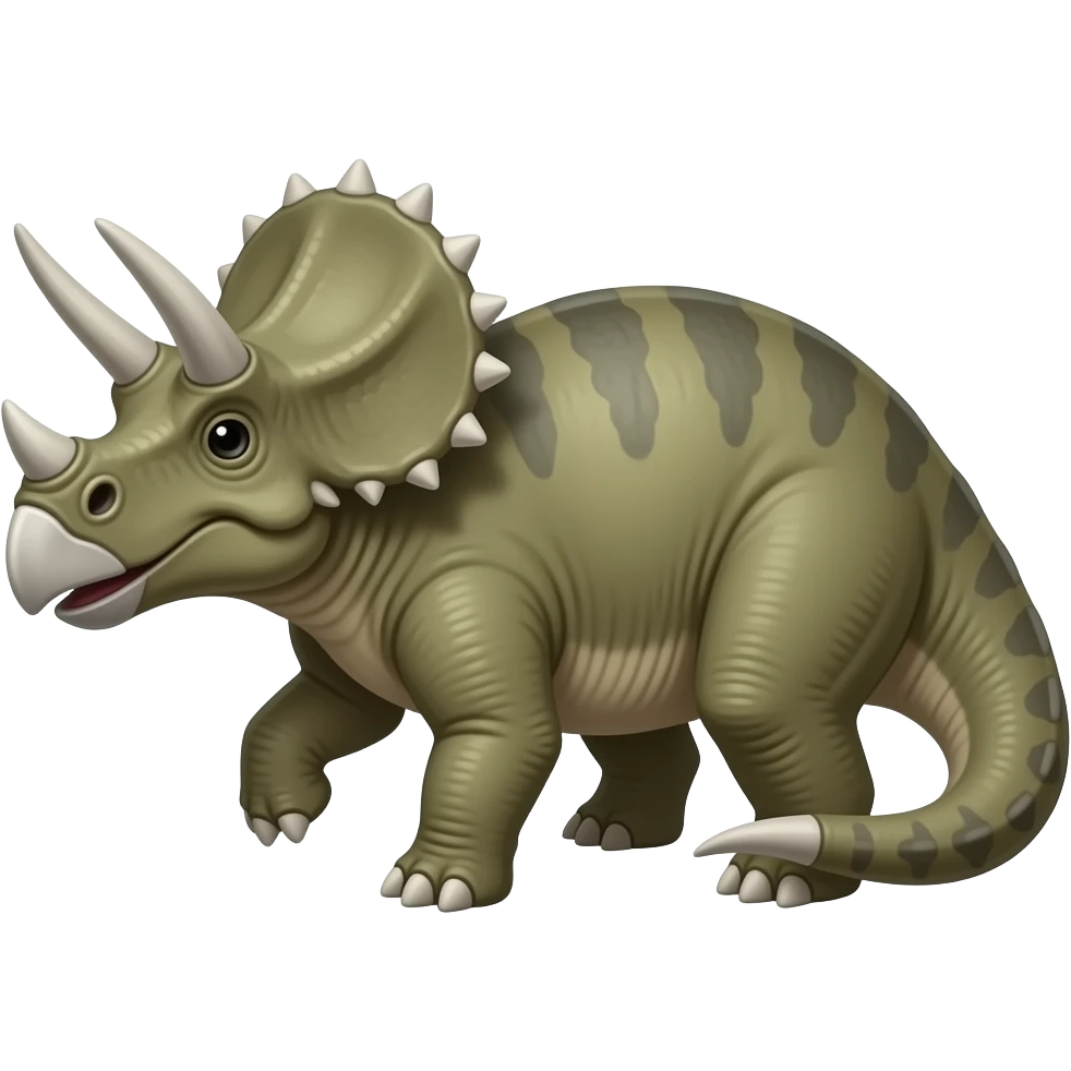 Triceratops emoji