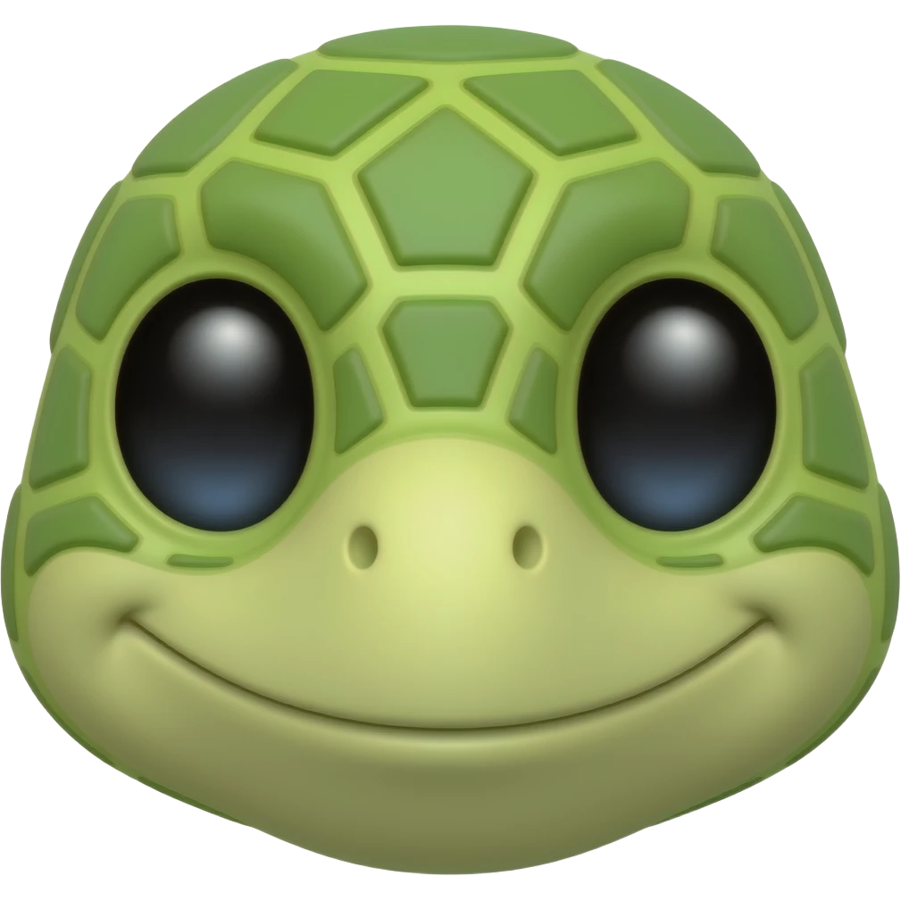 Turtle face emoji