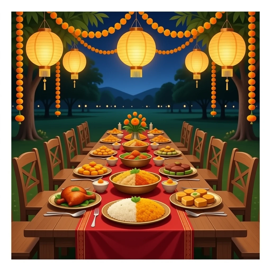dinner recption indian style emoji