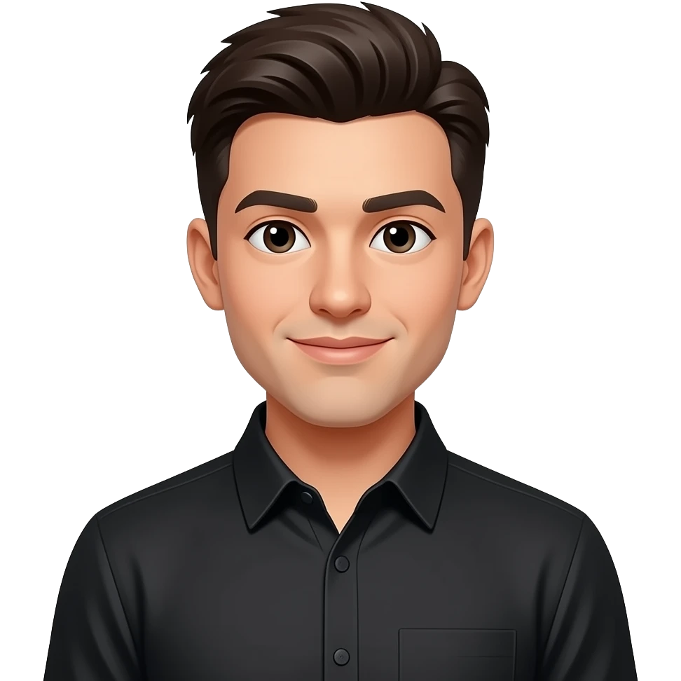 Only black shirt emoji