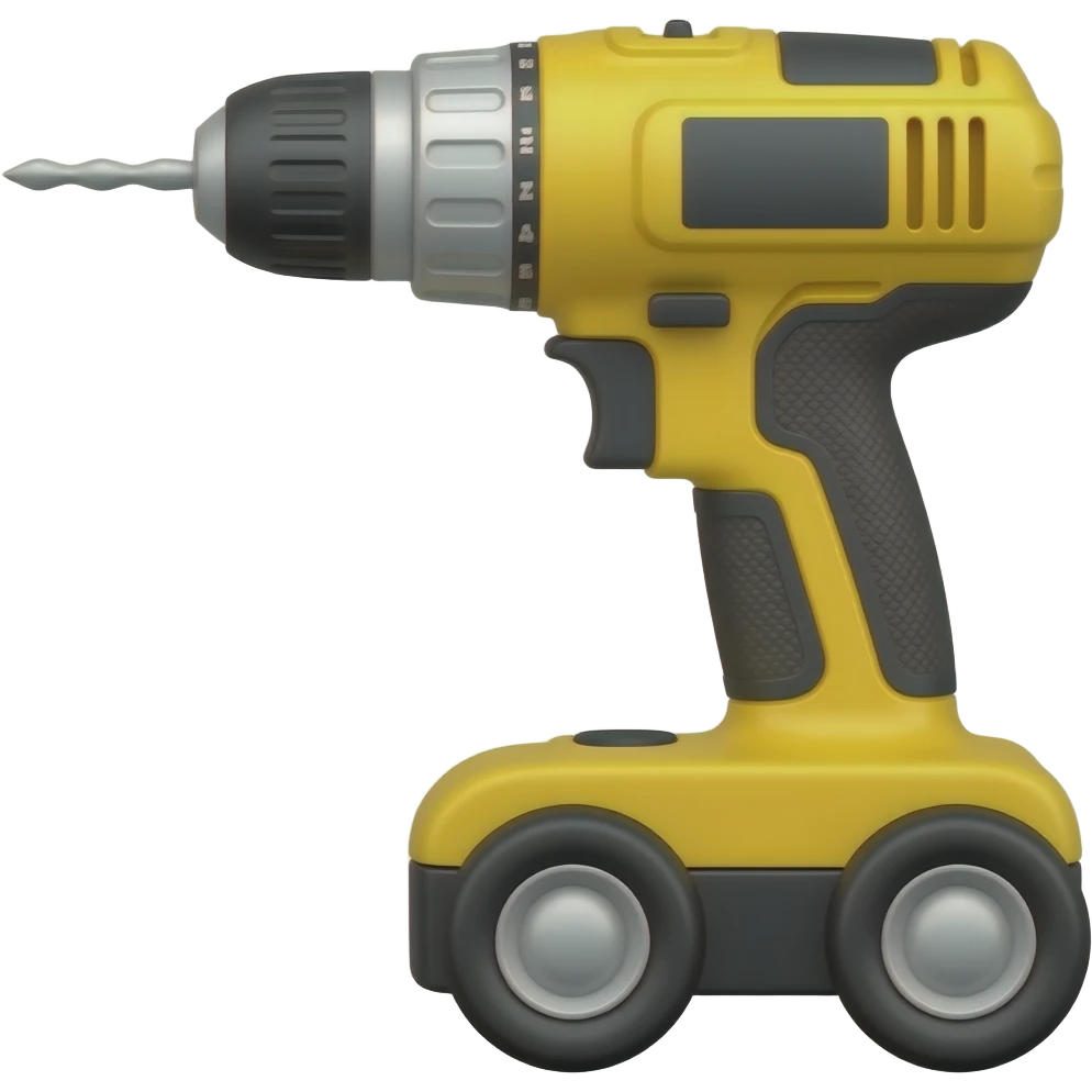 drill machine on wheels emoji