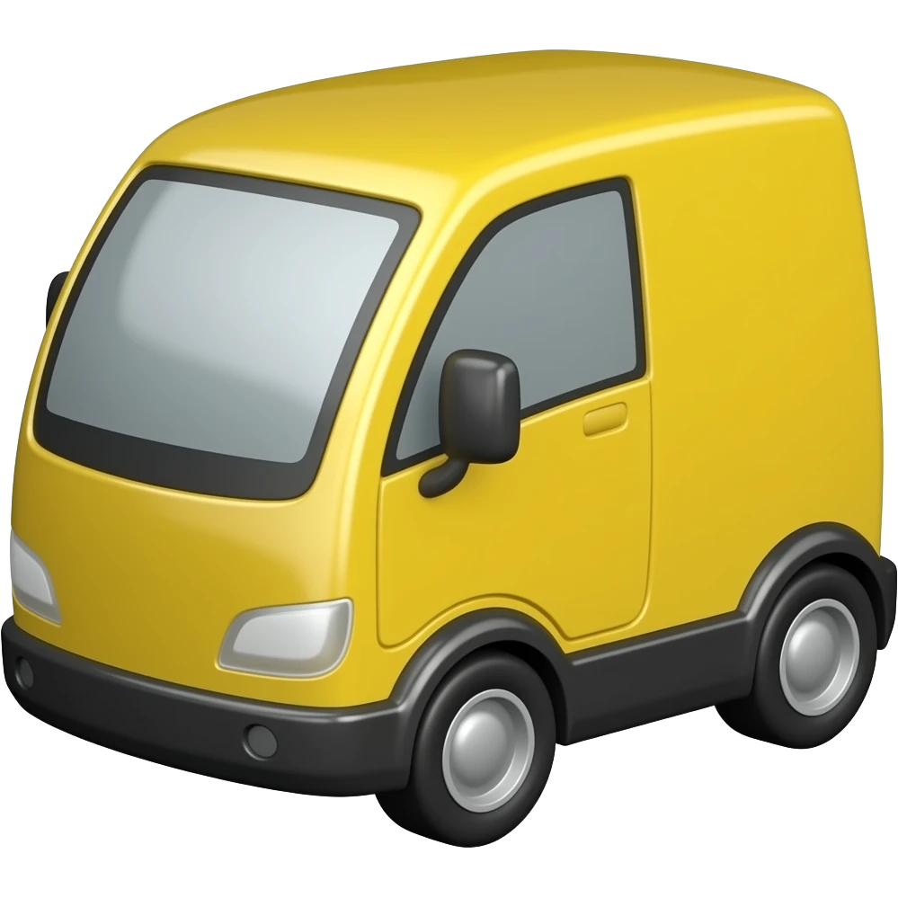 Yellow delivery robot emoji