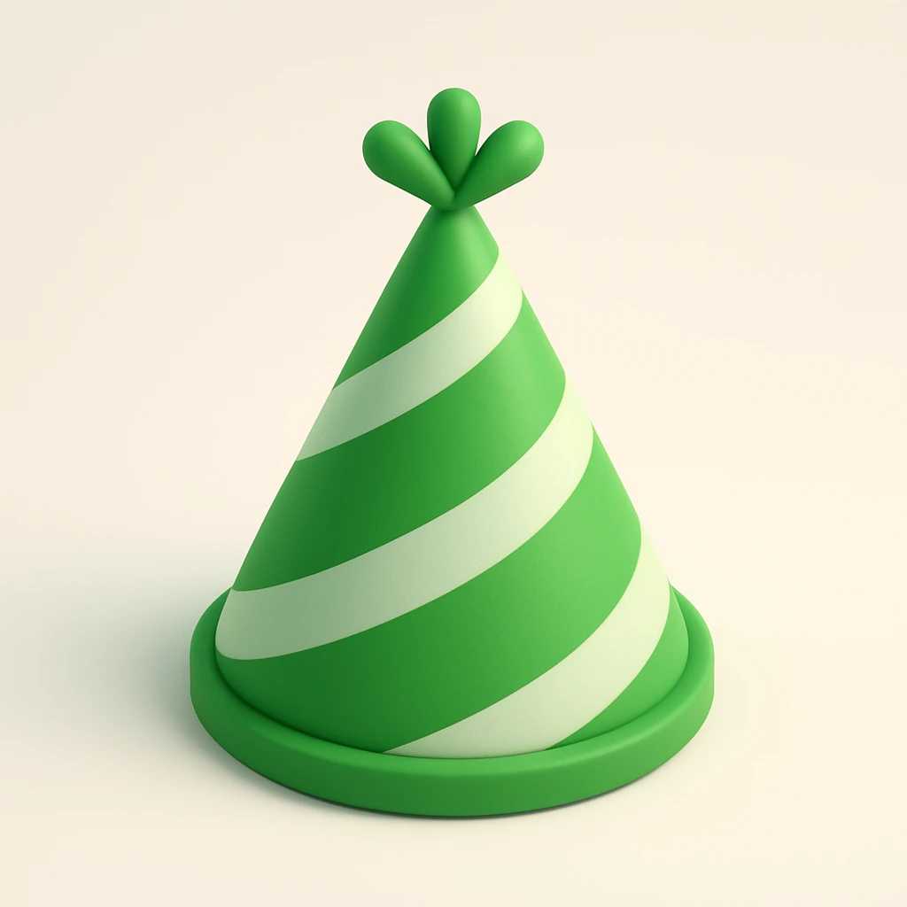 party hat emoji