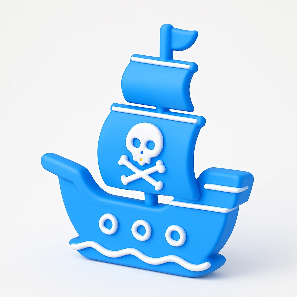 pirate ship emoji