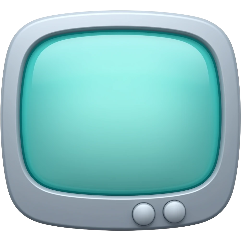 soft blue green led tv screen, transparent background inspired by barbie colour pallete emoji