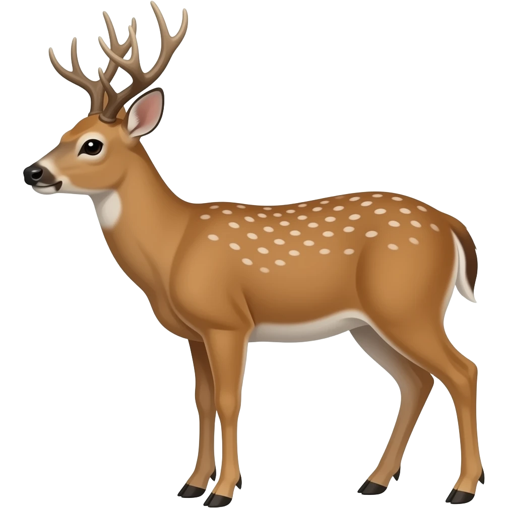 Deer side view emoji