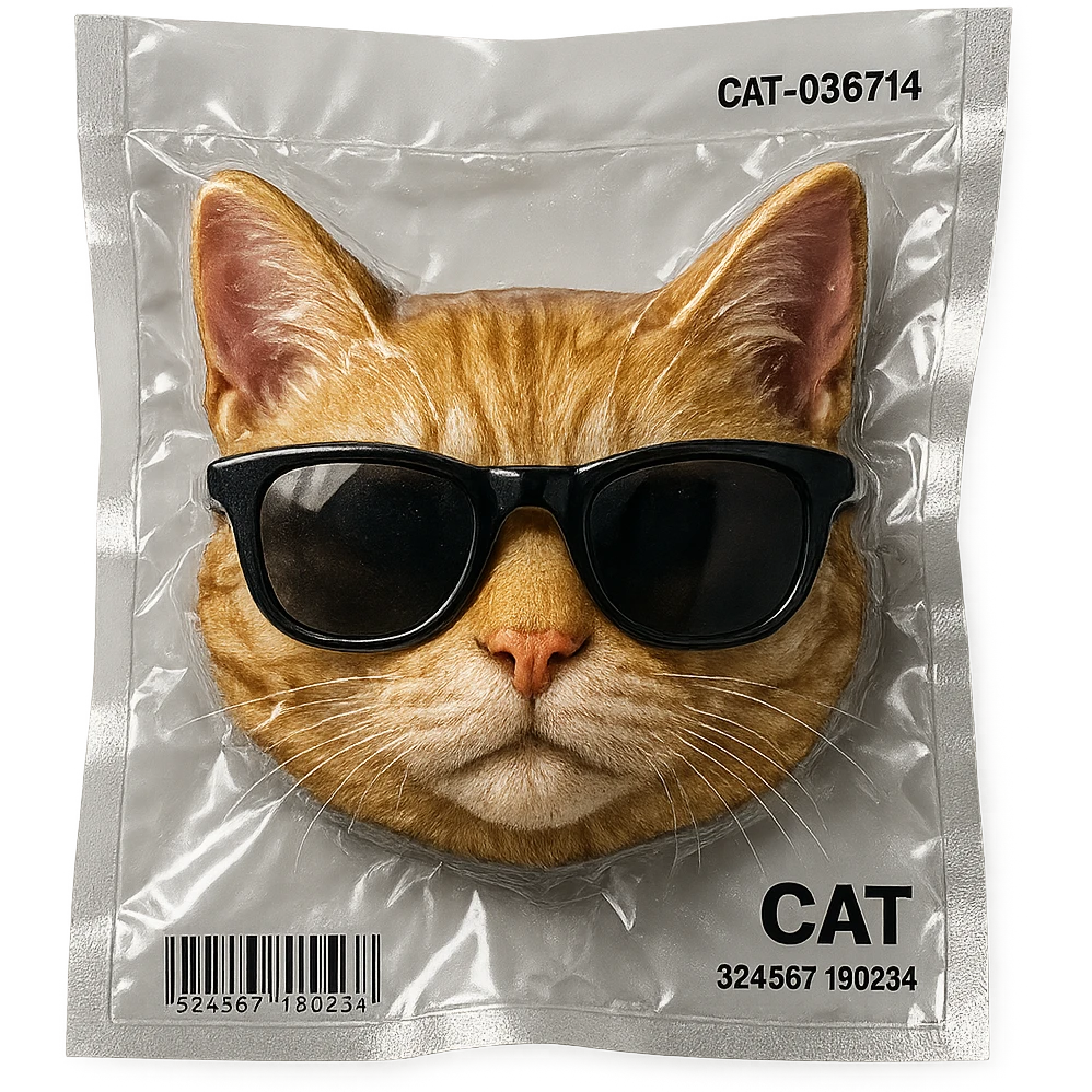 Cat wearing sunglasses emoji