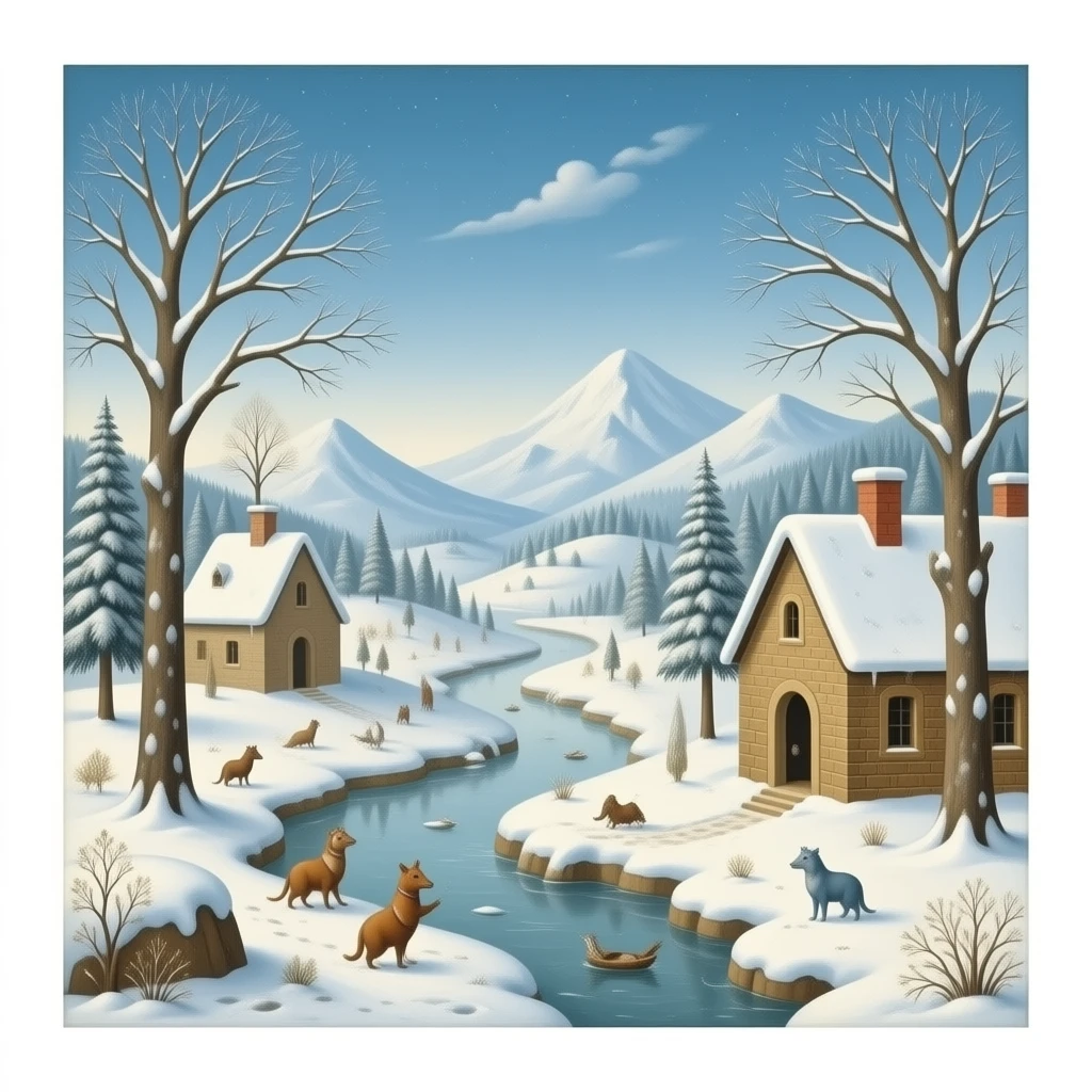 Giuseppe Arcimboldo medieval Winter emoji