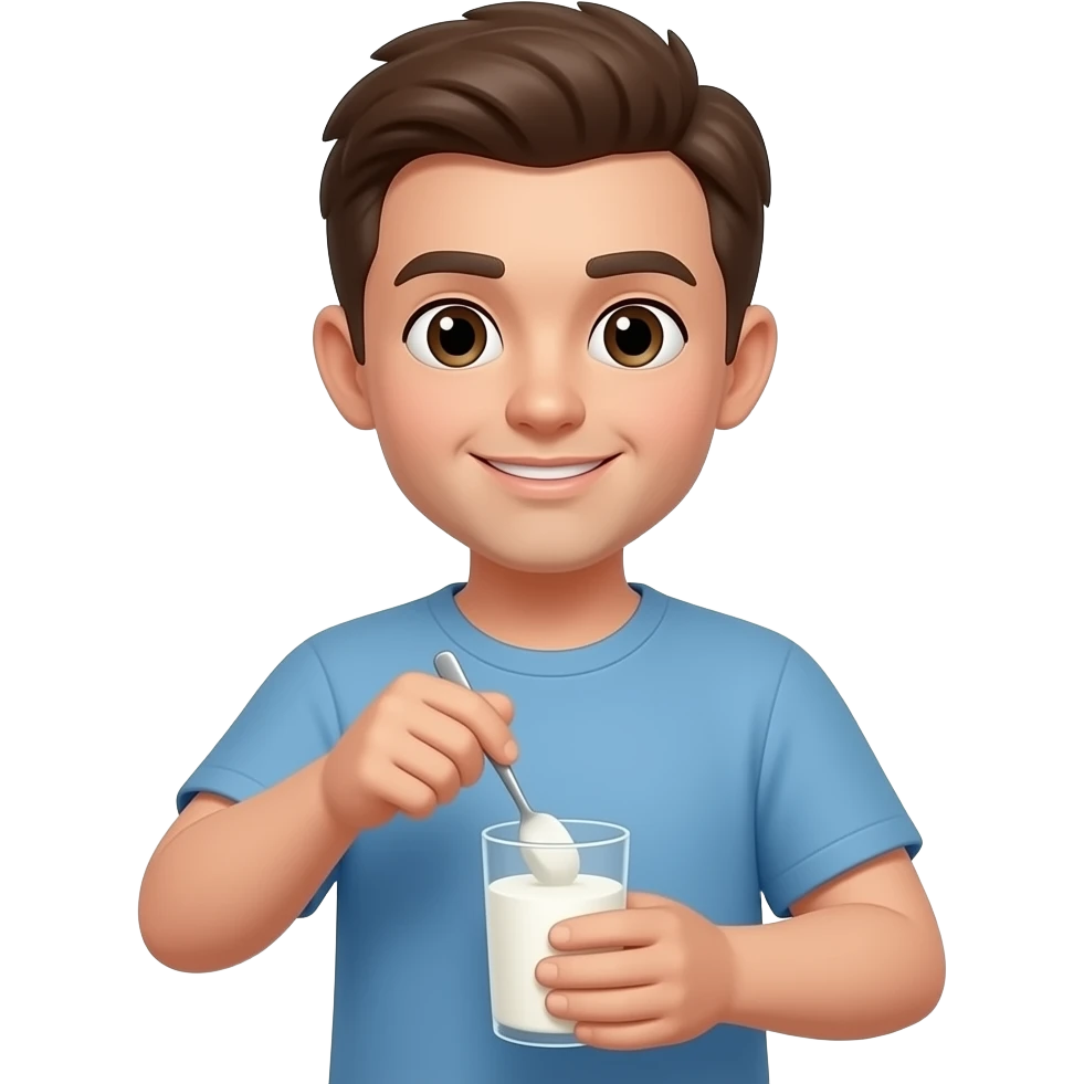 Moon turn milk emoji