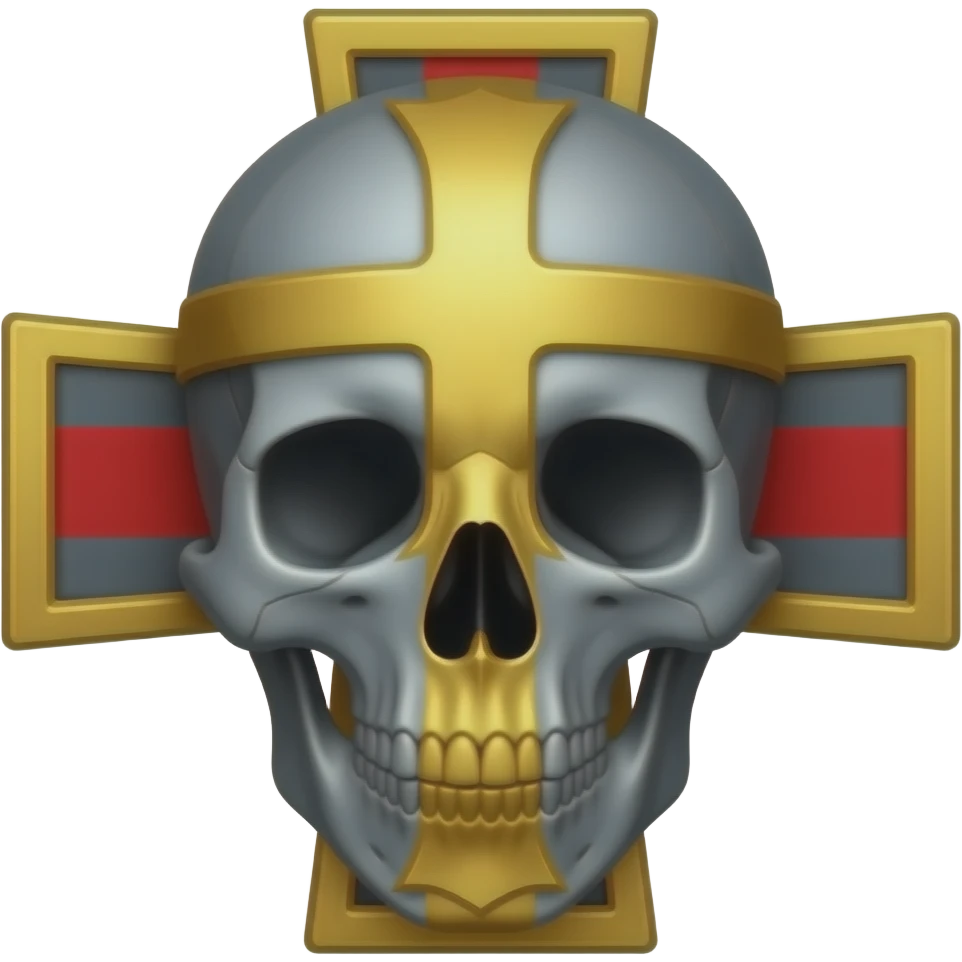 Templar skull cross emoji