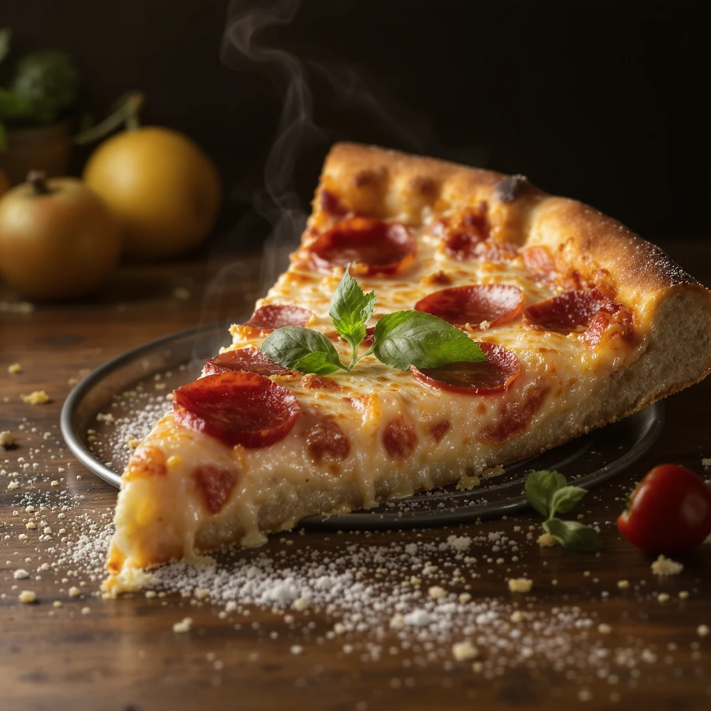 realistic slice of pizza emoji