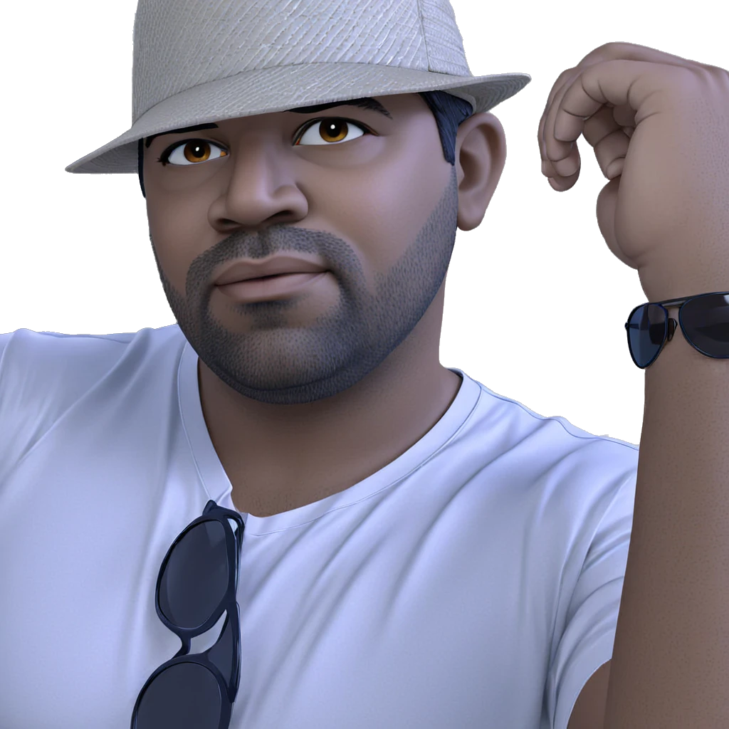 confident man in sunglasses emoji