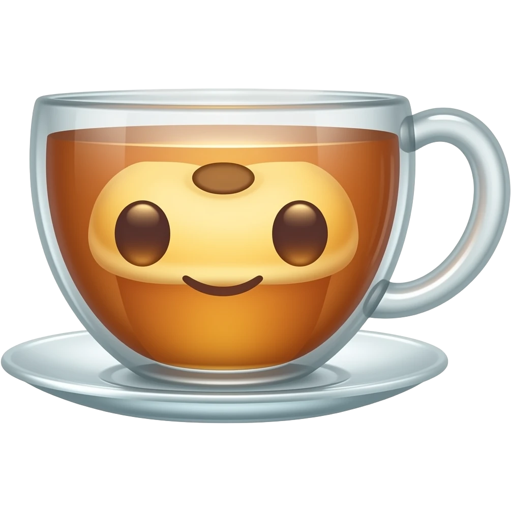 Tea and Bran muffin emoji