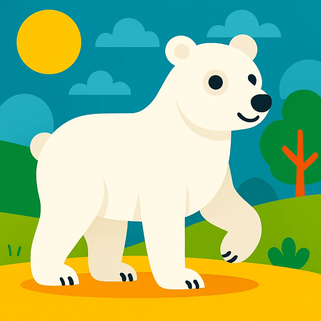 White bear emoji