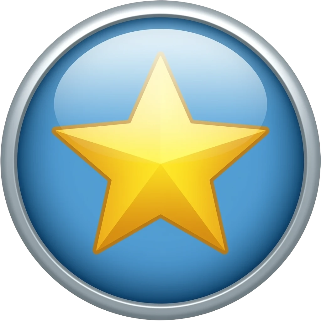 Round Star emoji emoji