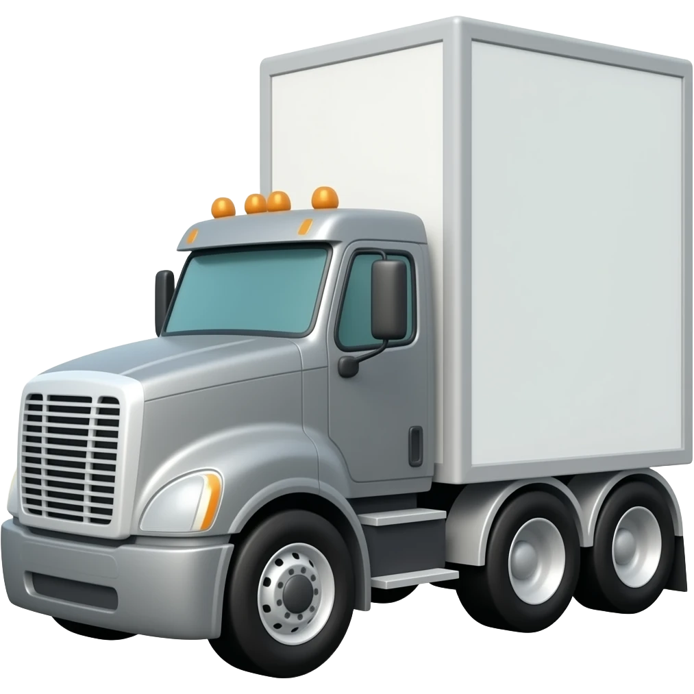 Hazme un emoji de el remolque de un camión SIN  la cabeza tractora emoji