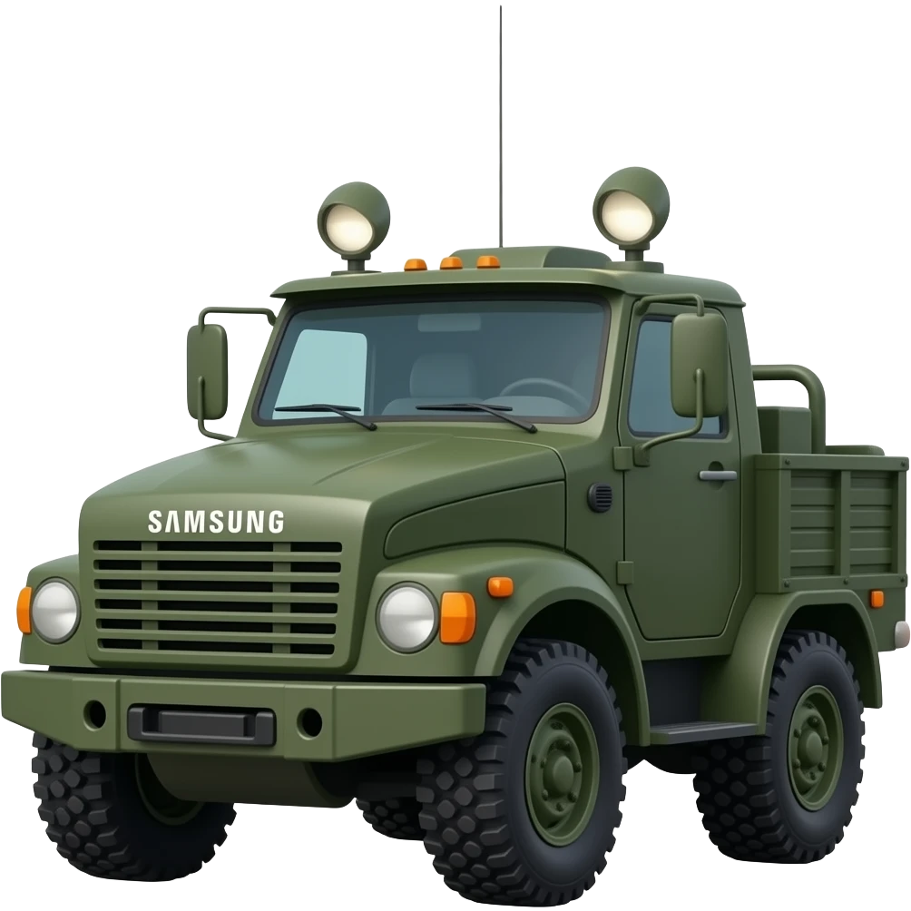 Samsung army M1083 Medium Tactical Vehicle emoji emoji